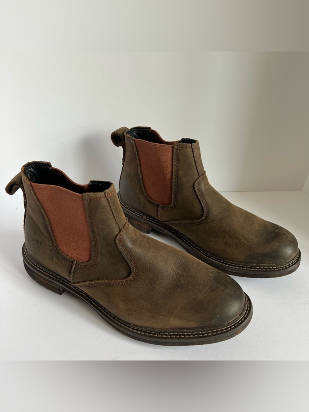 Timberland Men's Earthkeepers Tremont Brown Leather Chelsea Boots size 9